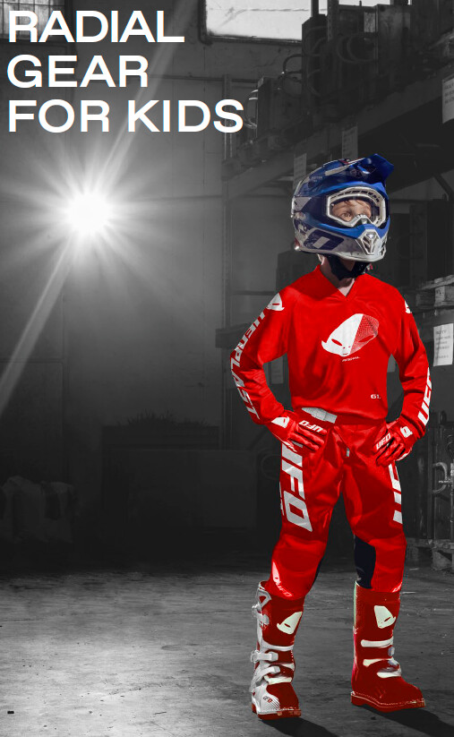 COMPLETO JUNIOR UFO SLIM RADIAL 2024 ROSSO