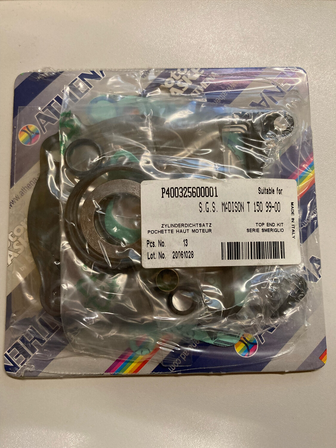 SERIE GUARNIZIONI SMERIGLIO YAMAHA/MALAGUTI 150cc