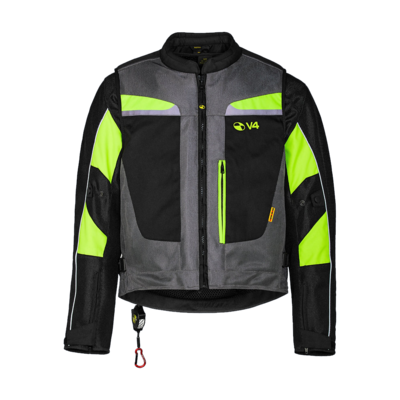 MOTO-AIRBAG MAB V4 COMPLETO - SILVER/FLUO