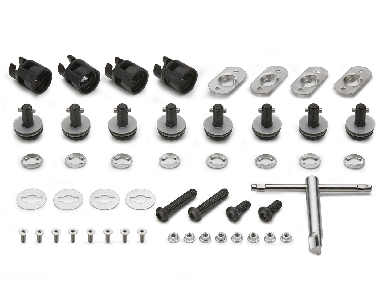 05RKIT - Kit RAPID RELEASE GIVI che permette di trasformare il portavaligie laterale in un telaio a rimozione rapida, compatibile solo con telaietti Givi