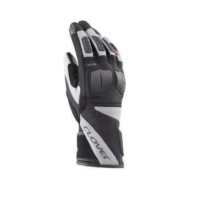 Guanti touring estivo 100% impermeabile CLOVER SW 2-WP art. 1195 N/GR Guanti touring estivo 100% impermeabile CLOVER SW 2-WP art. 1195 N/GR