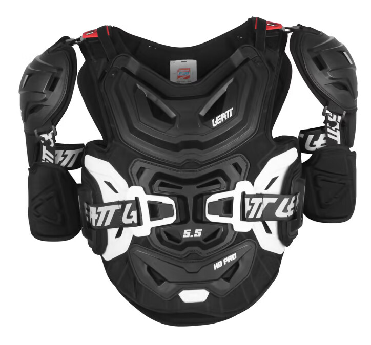 PETTORINA LEATT CHEST PROTECTOR 5.5 PRO HD BLACK - taglia unica