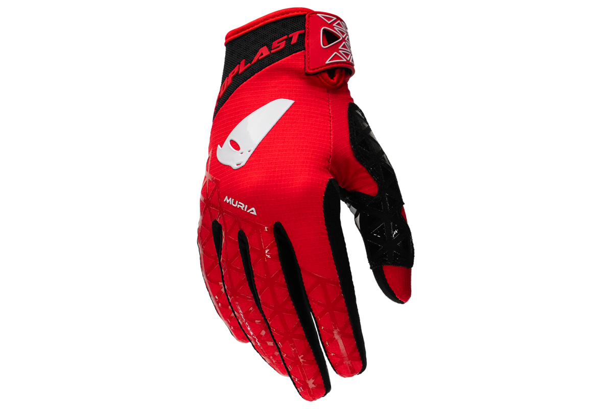 Guanti CROSS UFO mod. Muria 2024 col. ROSSO