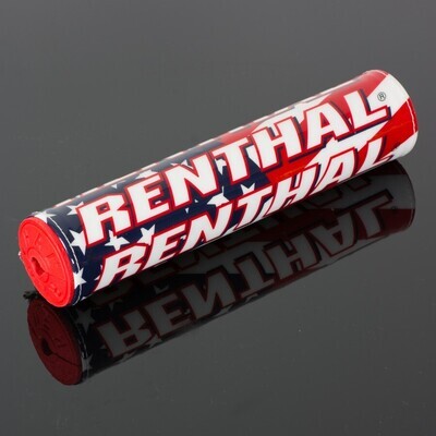 PARACOLPI MANUBRIO RENTHAL P319 SX Pad (10in) USA US Flag, Red Foam (240mm)
