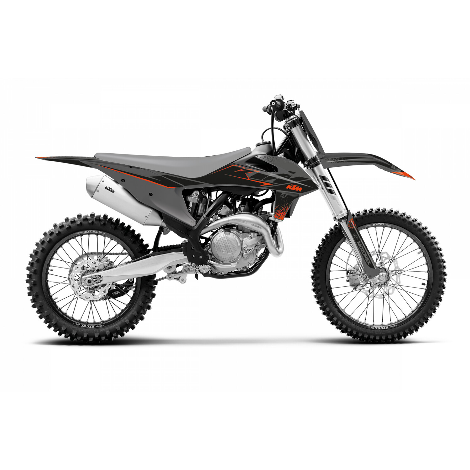 KIT GRAFICHE REPLICA KTM MAT BLACK art. 2547Y