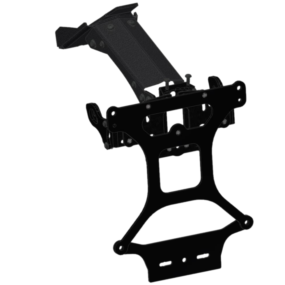 PORTA-TARGA RACING STEELBIKE per DUCATI PANIGALE V4 - Made in Italy