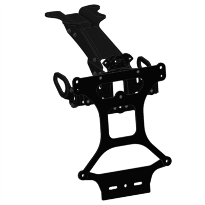 PORTA-TARGA RACING STEELBIKE per YAMAHA MT07 TRACER 2016/2018 e MT09 TRACER  2015/2018 - Made in Italy