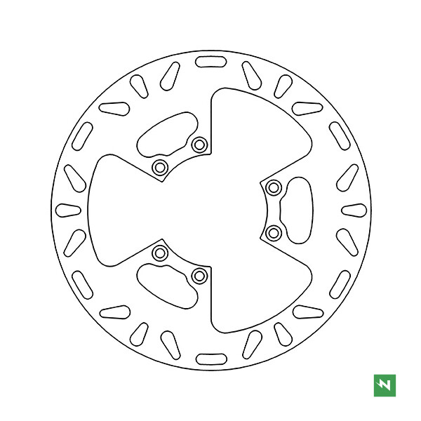 DISCO FRENO ANTERIORE per YAMAHA YZ 125-250 1990/1997