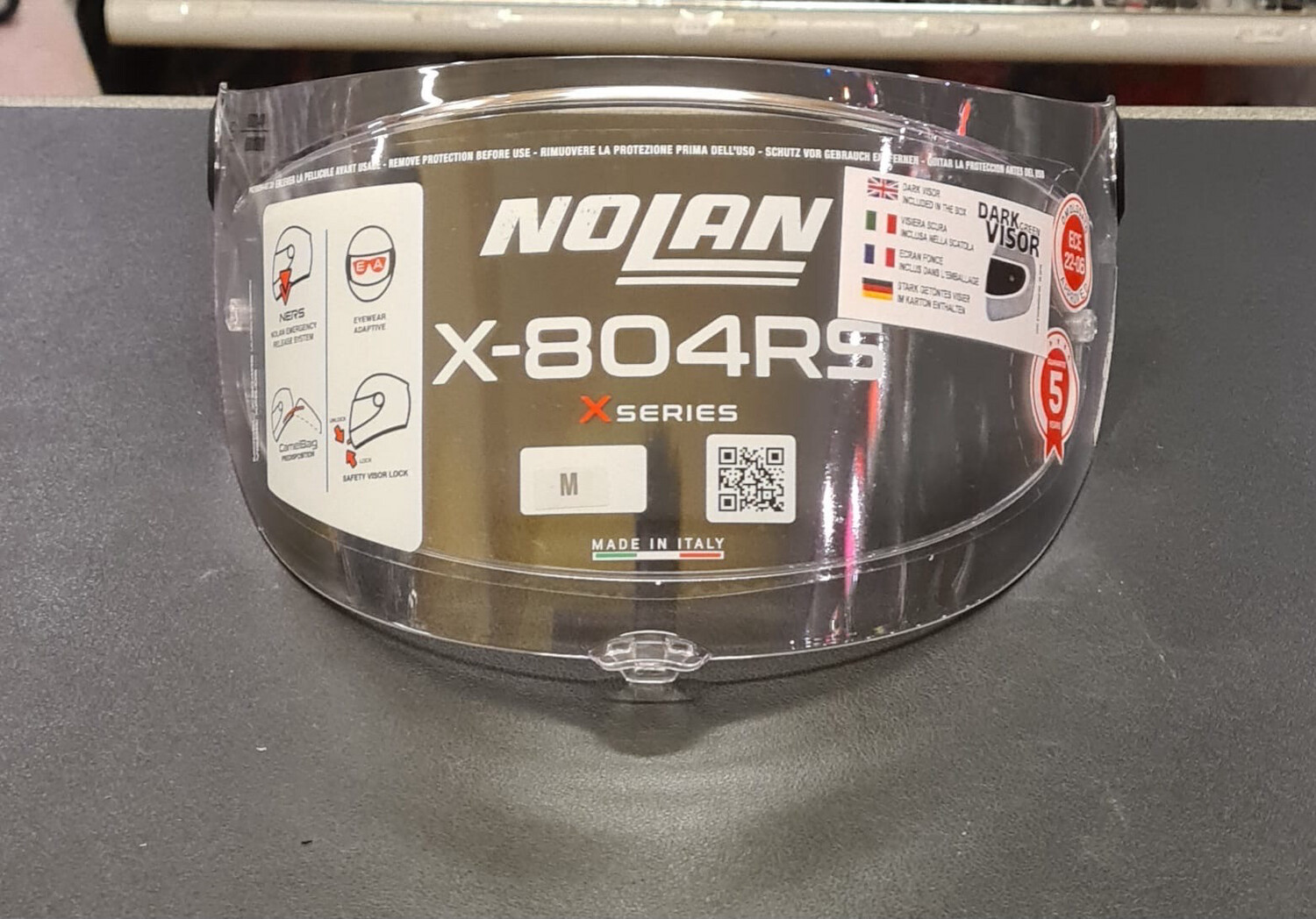 VISIERA TRASPARENTE per NOLAN X-804 RS Ultra Carbon