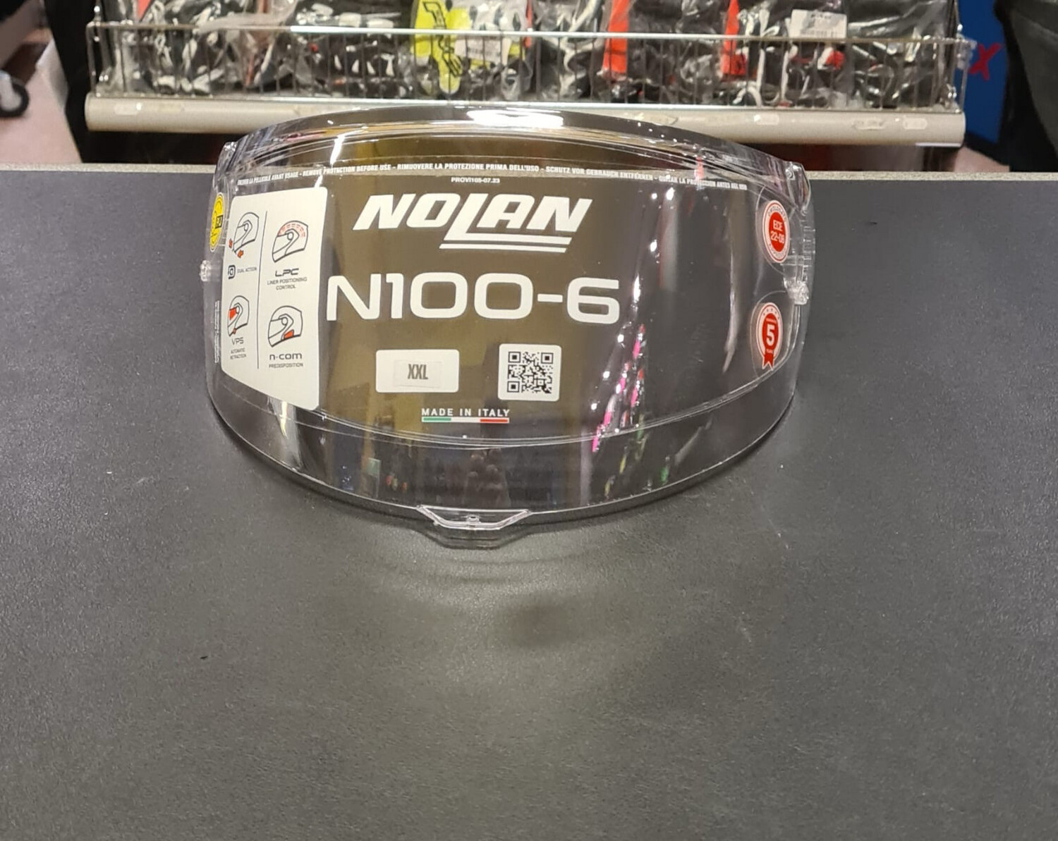 VISIERA TRASPARENTE per NOLAN N100-6