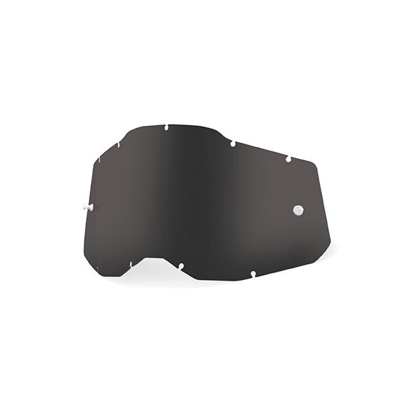 Lente di ricambio FUME&#39; SCURA per 100% RACE CRAFT 2 - ACCURI 2 - STRATA 2