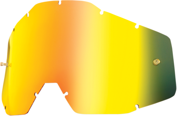 Lente di ricambio a SPECCHIO ORO per 100% RACE CRAFT  - ACCURI  - STRATA