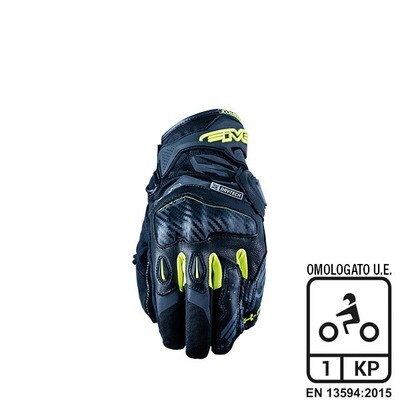 Guanti FIVE X-RIDER WP BLACK/FLUO YELLOW