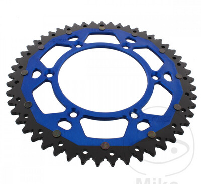 CORONA ZF DUAL BLUE in ergal/acciaio per KOVE 450 RALLY / RALLY PRO