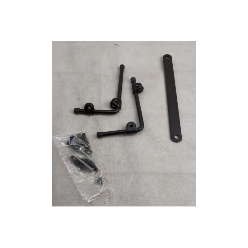 Y100 - PONTE DI COLLEGAMENTO PER MONTAGGIO TELAIO MODELLO WINGRACK SU MOTO UNIVERSALE colore silver