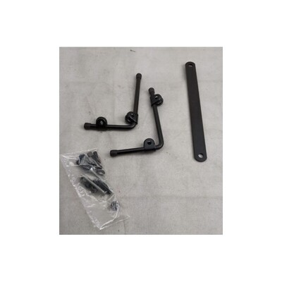 Y100 - PONTE DI COLLEGAMENTO PER MONTAGGIO TELAIO MODELLO WINGRACK SU MOTO UNIVERSALE colore silver