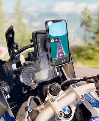 PORTA CELLULARE INTERPHONE SU SUPPORTO NAVIGATORE BMW