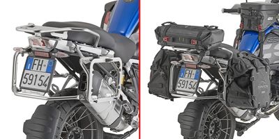 Attacco laterale Monokey Givi PL5112B per BMW R 1200/1250 GS ADVENTURE compatibile con attacco originale BMW