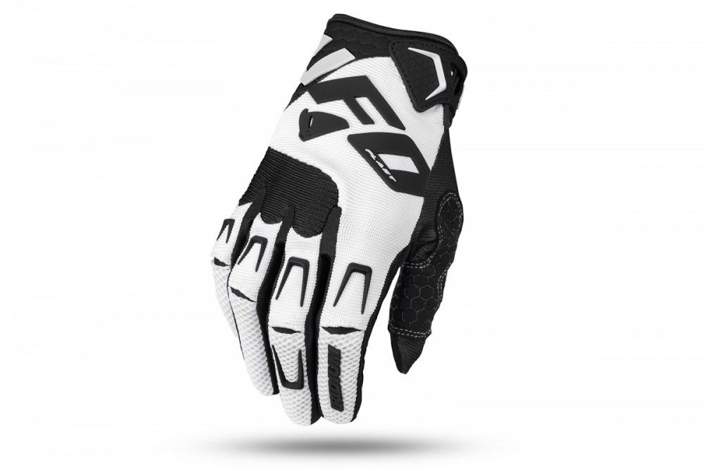 Guanti CROSS UFO mod. IRIDIUM 2023 col. BIANCO/NERO