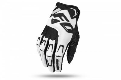Guanti CROSS UFO mod. IRIDIUM 2023 col. BIANCO/NERO