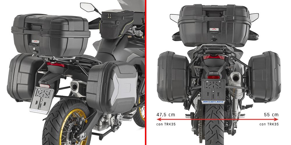 Attacchi Laterali per Bauletti Givi MONOKEY per VOGE VALICO 900 DSX 2024 - PLO9260MK