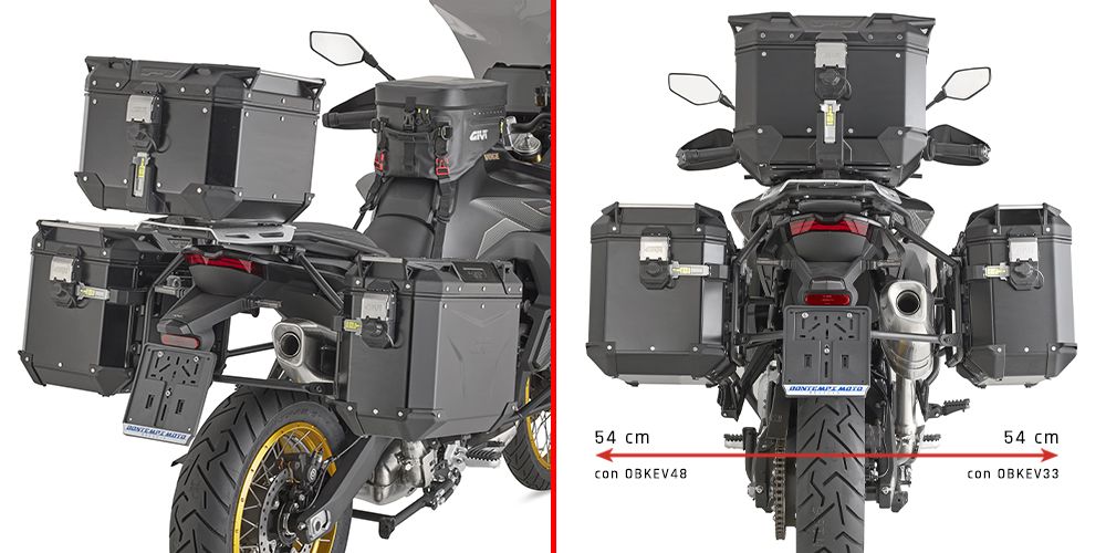 Attacchi Laterali per Bauletti Givi MONOKEY OUTBACK per VOGE VALICO 900 DSX 2024 - PLO9260CAM