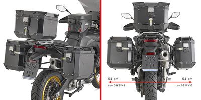 Attacchi Laterali per Bauletti Givi MONOKEY OUTBACK per VOGE VALICO 900 DSX 2024 - PLO9260CAM