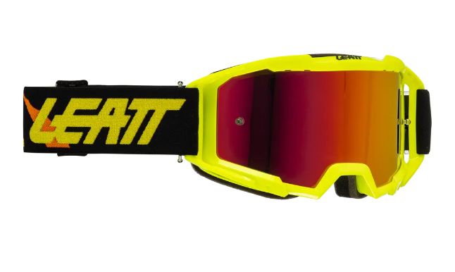 MASCHERINA LEATT VIZION 3.5 IRIZ LIME RED 45 VLT