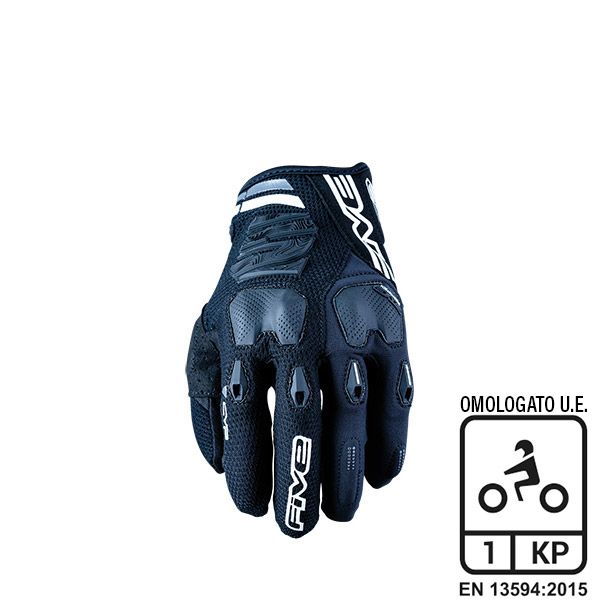 Guanti FIVE OFF-ROAD con protezioni E2 Black