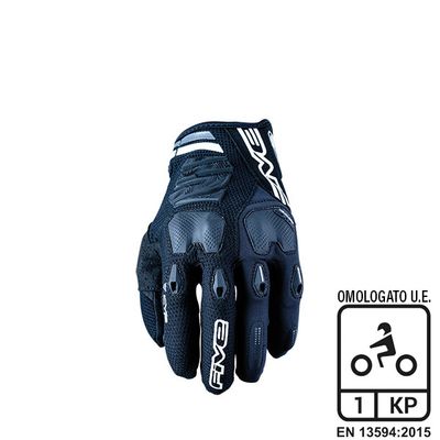 Guanti FIVE OFF-ROAD con protezioni E2 Black