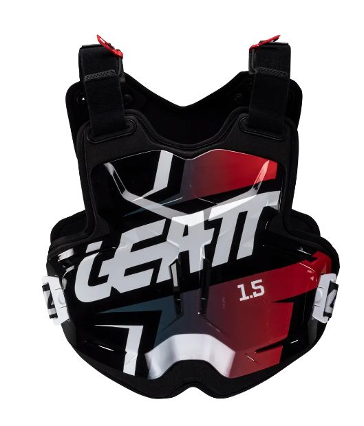 PETTORINA LEATT CHEST PROTECTOR 1.5 TORQUE IRON - Taglia Unica