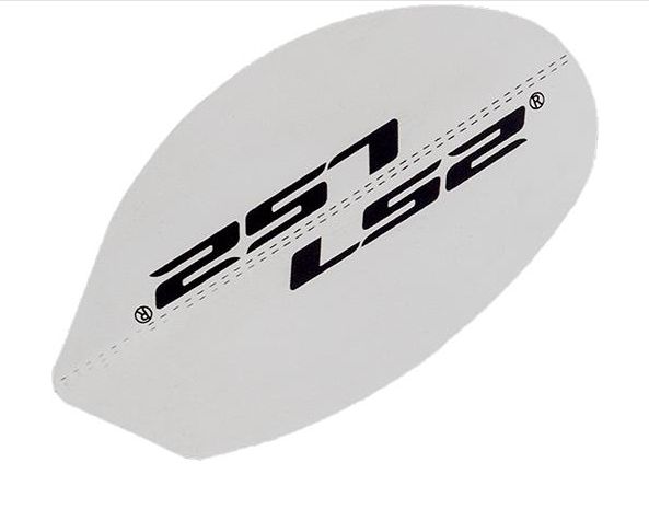 COPPIA PLACCHETTE ALLUMINIO COPRI MOVIMENTO MENTONIERA per LS2 FF399 VALIANT I