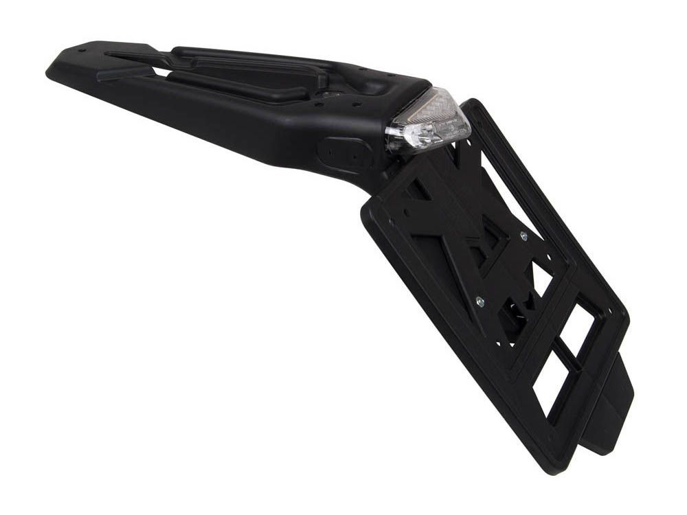 Porta-targa completo RACETECH mod. INTEGRA UNIVERSALE inclinazione REGOLAMENTARE
