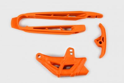 KIT FASCIA FORCELLONE, CRUNA e PATTINO UFO per KTM SX/SX-F &amp; EXC/EXC-F anni 2007-2010