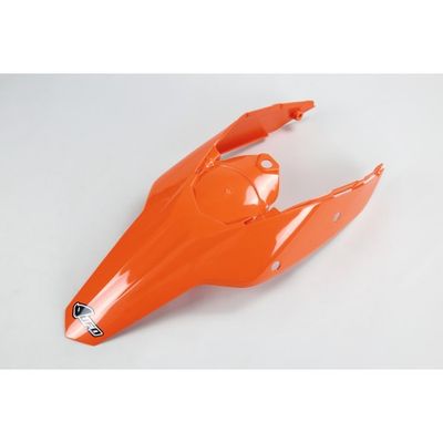 PARAFANGO POSTERIORE con FIANCATINE, e Attacchi PORTA-TARGA UFO per KTM EXC/EXC-F anni 2008-2011