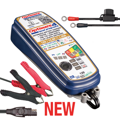 MANTENITORE / CARICA BATTERIE OPTIMATE 4 QUAD PROGRAM