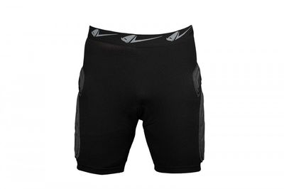 UFO Pantaloncino Protettivo MOTOCROSS ATOM SOFT con Protezioni Laterali Morbide colore Nero