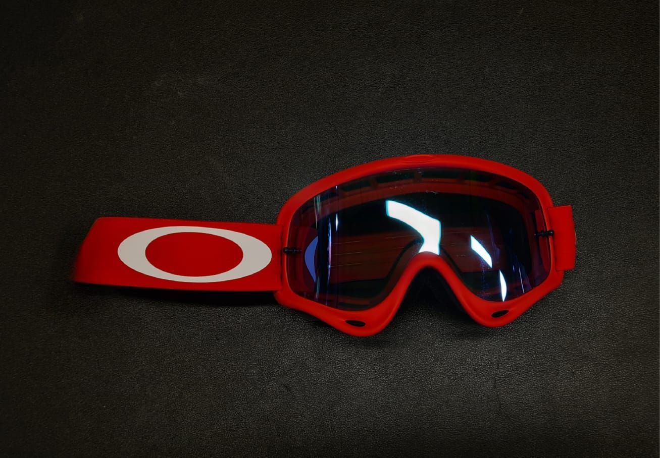 Mascherina CROSS OAKLEY O-FRAME MX RED - Lente Blue Iridium
