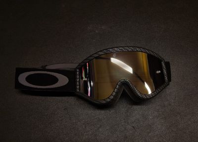 Mascherina CROSS OAKLEY L-FRAME + LENTE A SPECCHIO BIANCA