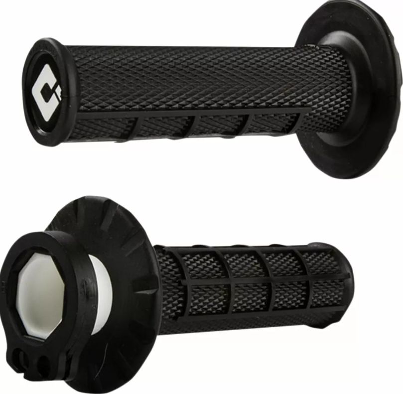 COPPIA MANOPOLE ODI FUORISTRADA LOCK-ON WAFFLE V2 BLACK