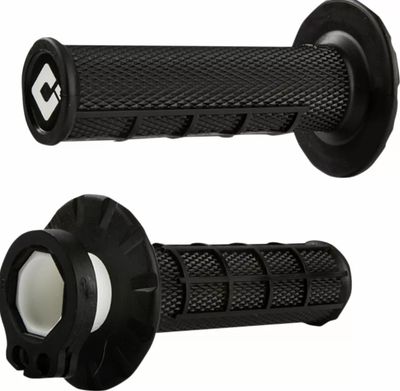 COPPIA MANOPOLE ODI FUORISTRADA LOCK-ON WAFFLE V2 BLACK