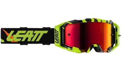 MASCHERINA LEATT VELOCITY 5.5 IRIZ FLUO RED 28%