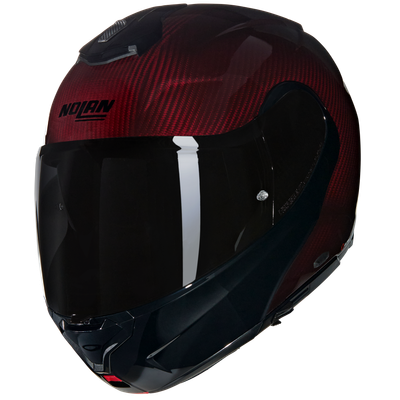 Casco Modulare NOLAN X-1005 ULTRA CARBON LIQUIDO ROSSO col. 326 ECE 22.06