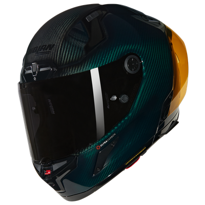 Casco NOLAN X-804 RS ULTRA CARBON LIQUIDO VERDE col. 327