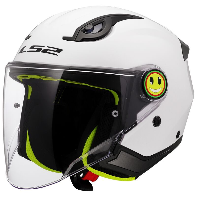 CASCO LS2 JET JUNIOR OF 622 FUNNY II SOLID WHITE