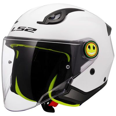 CASCO LS2 JET JUNIOR OF 622 FUNNY II SOLID WHITE