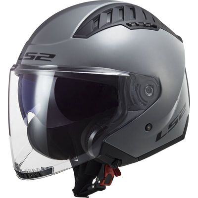CASCO LS2 JET OF600 COPTER II col. SOLID NARDO GREY ECE 22.06