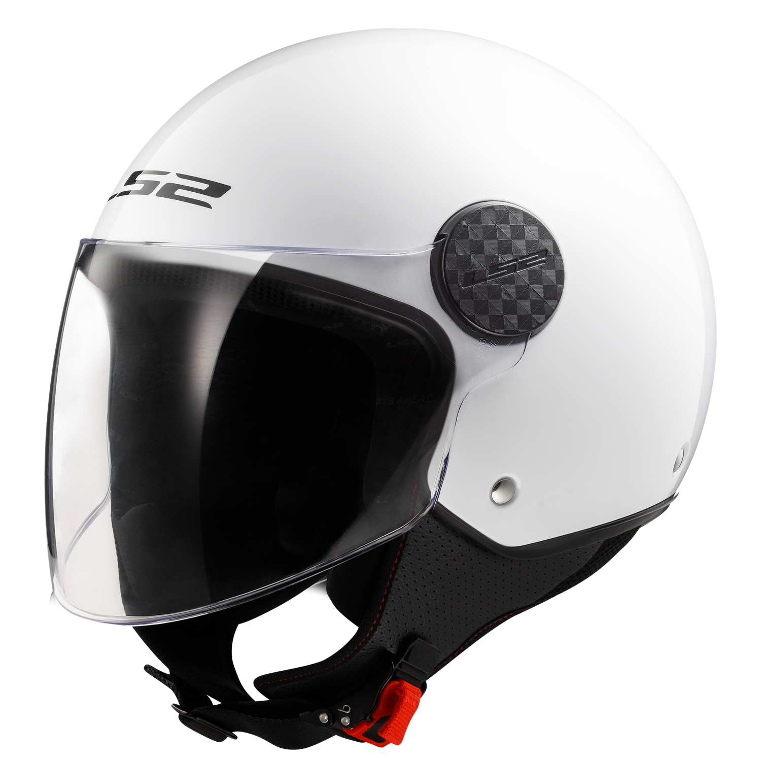 CASCO LS2 JET OF558 SPHERE II col. BIANCO LUCIDO