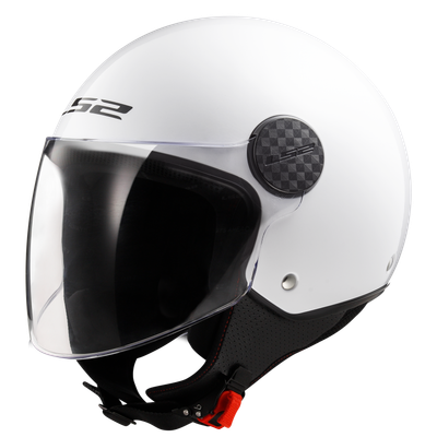 CASCO LS2 JET OF558 SPHERE II col. BIANCO LUCIDO