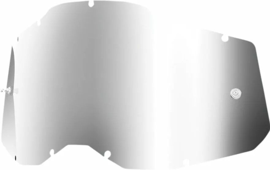 Lente di ricambio a SPECCHIO SILVER per 100% ACCURI 2 BAMBINO - STRATA 2 BAMBINO